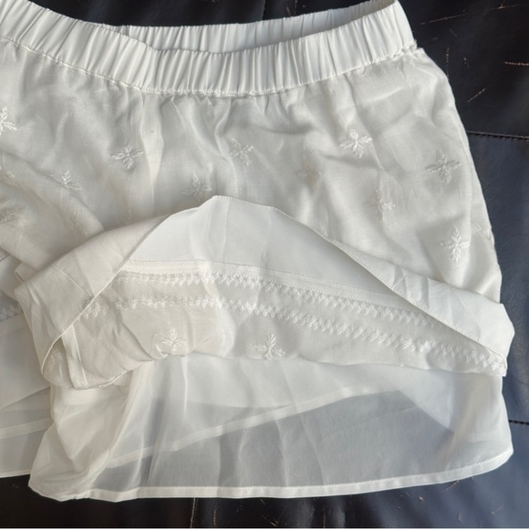 Anthropologie Elevenses White Costa Maya Shorts Size Medium NWT - Picture 9 of 14